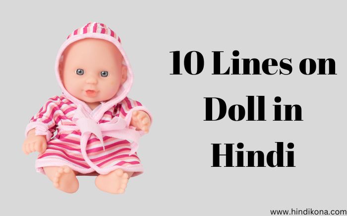 10 Lines on Doll in Hindi